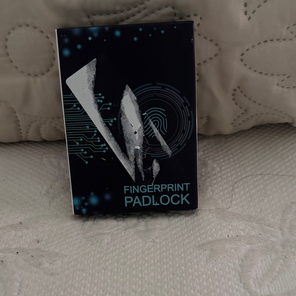 Fingerprint Padlock - Black